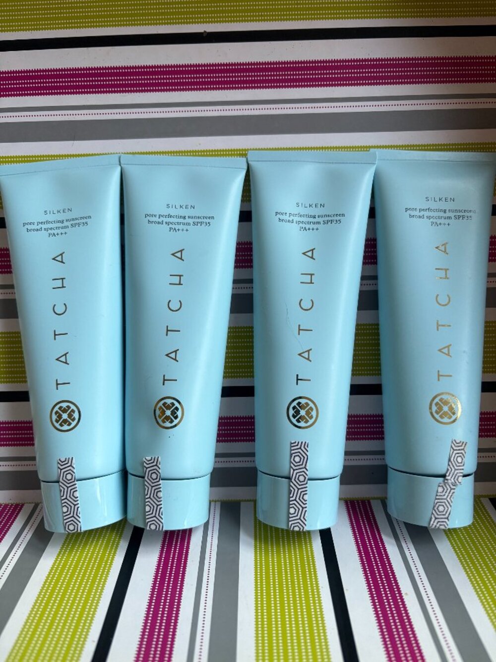 Tatcha-Silken pore perfecting broad spectrum SPF35- Lot of 4!